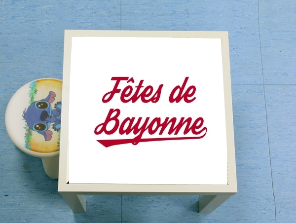 Table basse Fêtes de Bayonne