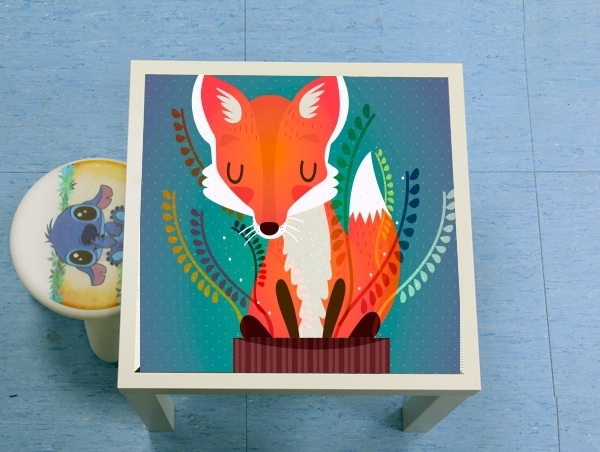Table basse Fox in the pot