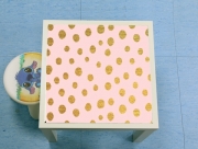 Table basse Golden Dots And Pink
