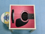 Table basse Guitare Rose
