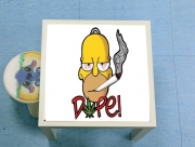 Table basse Homer Dope Weed Smoking Cannabis