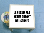 Table basse Je ne suis pas Xavier Dupont De Ligonnes - Nom du criminel modifiable