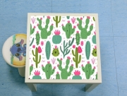 Table basse Minimalist pattern with cactus plants