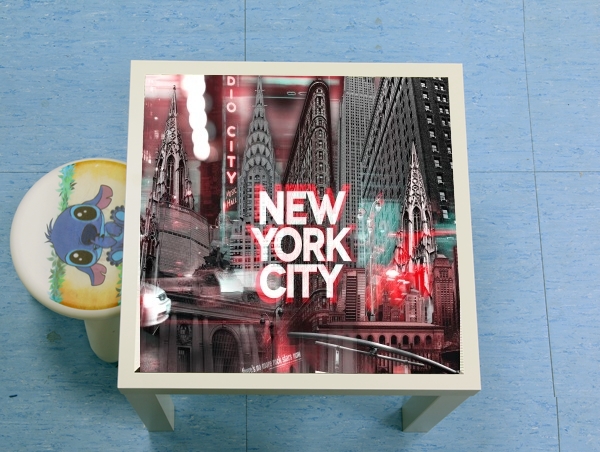Table basse New York City II [red]