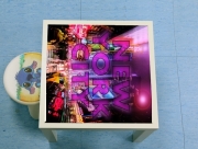 Table basse New York City Broadway - Couleur rose 