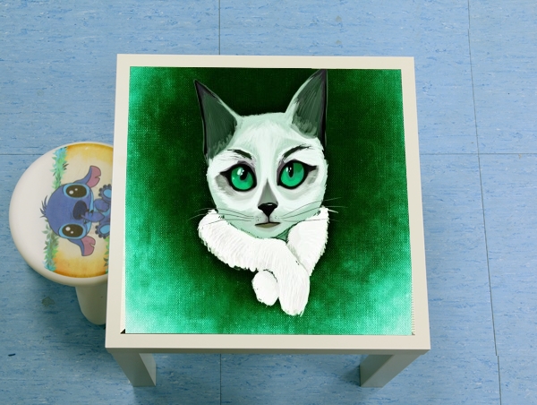 Table basse Painting Cat