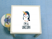 Table basse Pingouin wants to be unicorn