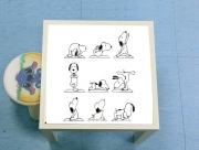Table basse Snoopy Yoga