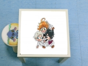 Table basse The Promised Neverland - Emma, Ray, Norman Chibi