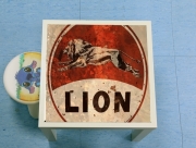 Table basse Vintage Gas Station Lion
