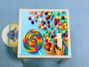 Table basse Waffle Cone Candy Lollipop