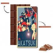 Tablette de chocolat personnalisé Akatsuki propaganda