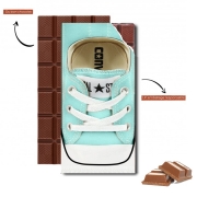 Tablette de chocolat personnalisé All Star Basket shoes Tiffany