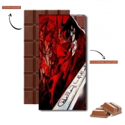 Tablette de chocolat personnalisé alucard dracula