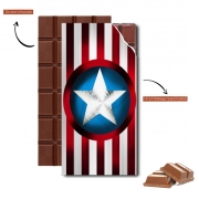 Tablette de chocolat personnalisé American Captain