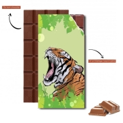 Tablette de chocolat personnalisé Animals Collection: Tiger 