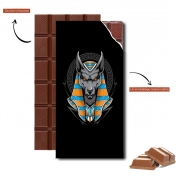 Tablette de chocolat personnalisé Anubis Egyptian