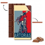 Tablette de chocolat personnalisé Artorias