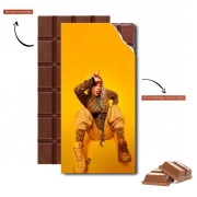 Tablette de chocolat personnalisé bad guy billie eilish remix