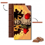 Tablette de chocolat personnalisé Badr Hari Boxe