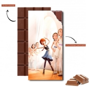 Tablette de chocolat personnalisé Ballerina Danse Art