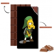 Tablette de chocolat personnalisé Bart X Link