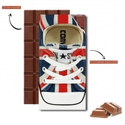 Tablette de chocolat personnalisé Chaussure All Star Union Jack London
