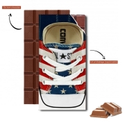 Tablette de chocolat personnalisé Chaussure All Star Usa