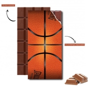 Tablette de chocolat personnalisé BasketBall 