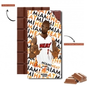 Tablette de chocolat personnalisé Basketball Stars: Chris Bosh - Miami Heat
