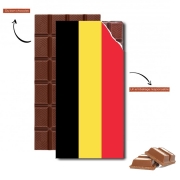 Tablette de chocolat personnalisé Drapeau Belgique