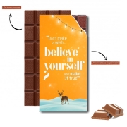 Tablette de chocolat personnalisé Believe in yourself