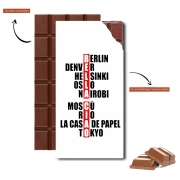 Tablette de chocolat personnalisé Bella Ciao Character Name