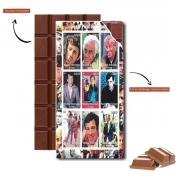 Tablette de chocolat personnalisé Belmondo Collage