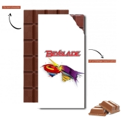 Tablette de chocolat personnalisé Beyblade toupie magic