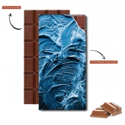 Tablette de chocolat personnalisé BLUE WAVES