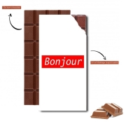 Tablette de chocolat personnalisé Bonjour Vald