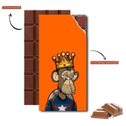 Tablette de chocolat personnalisé Bored Captain Ape