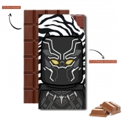 Tablette de chocolat personnalisé Bricks Black Panther