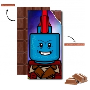 Tablette de chocolat personnalisé Bricks Yondu Udonta