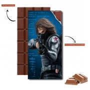 Tablette de chocolat personnalisé Bucky Barnes Aka Winter Soldier