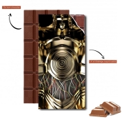 Tablette de chocolat personnalisé C-3PO protocol droid