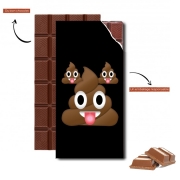 Tablette de chocolat personnalisé Caca Emoji
