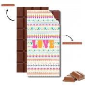Tablette de chocolat personnalisé Aztec Love Bonbon