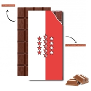 Tablette de chocolat personnalisé Canton du Valais