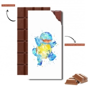 Tablette de chocolat personnalisé Carapuce Watercolor
