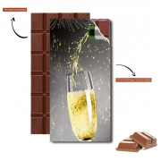 Tablette de chocolat personnalisé Champagne is Party