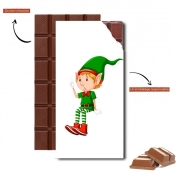 Tablette de chocolat personnalisé Christmas Elfe