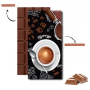 Tablette de chocolat personnalisé Coffee time