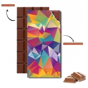 Tablette de chocolat personnalisé Colorful (diamond)
